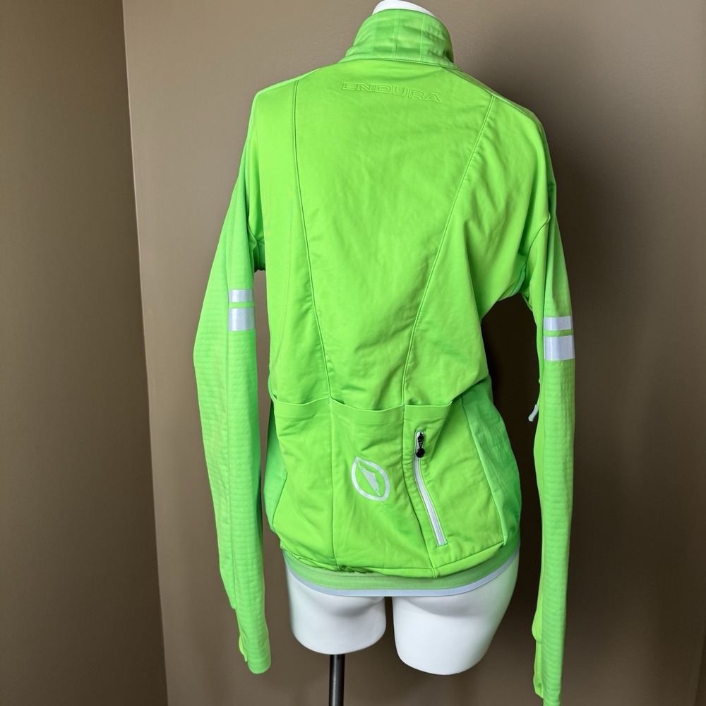 Endura Windchill Women's Small Cycling Marathon Jacket Lime Green Reflective NWT - Picture 7 of 10